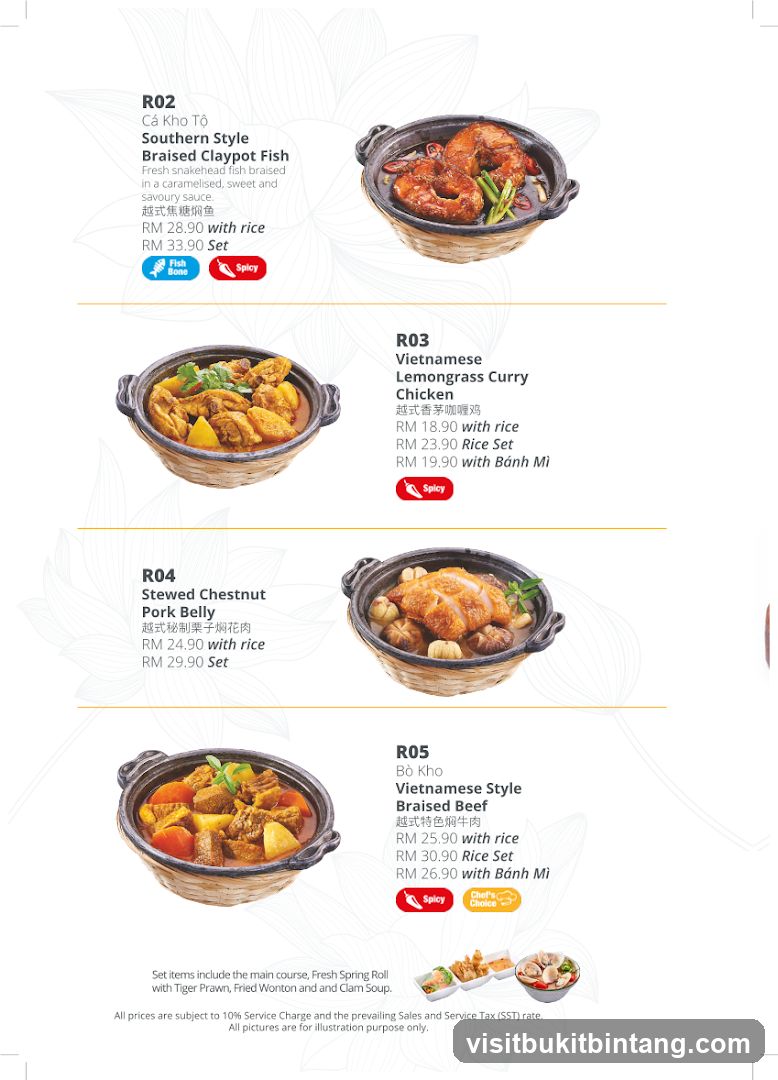 Menu Items