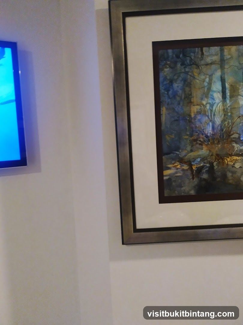 Framed Artwork and Television
