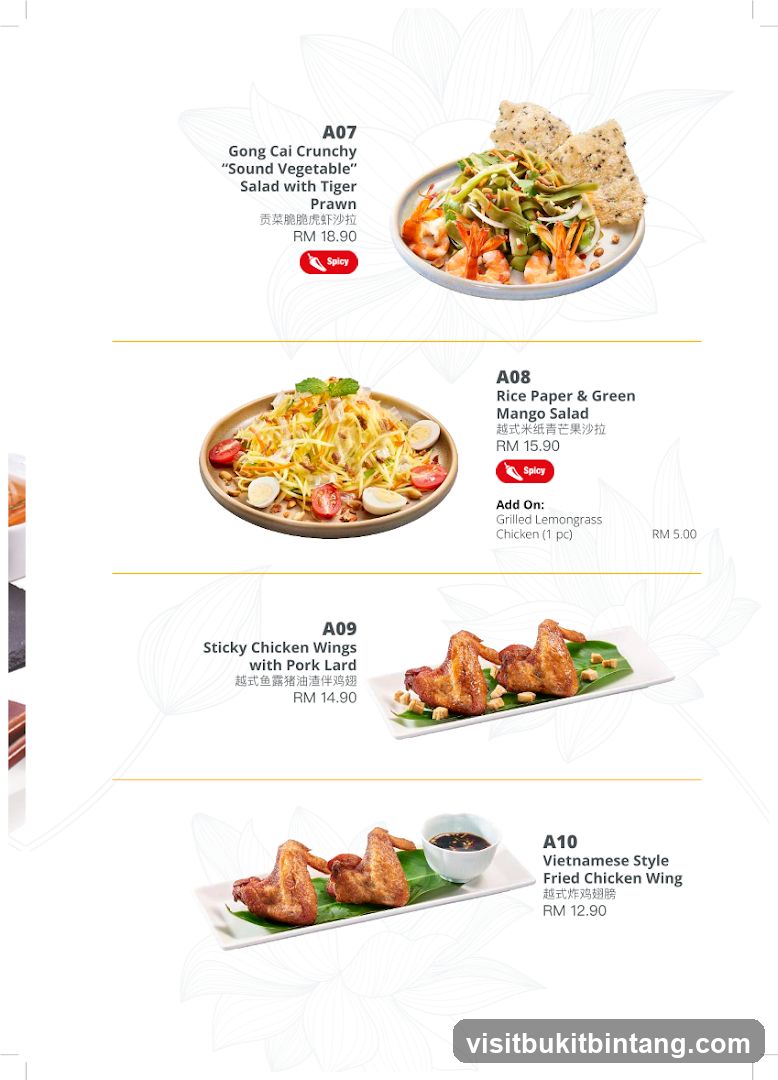 Menu Items