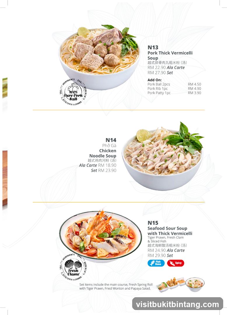 Menu Items