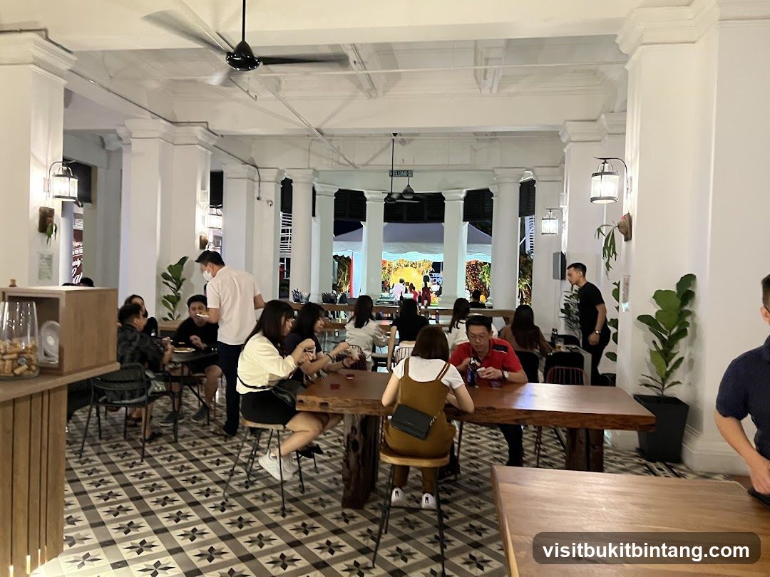 Restaurant Interior with Diners