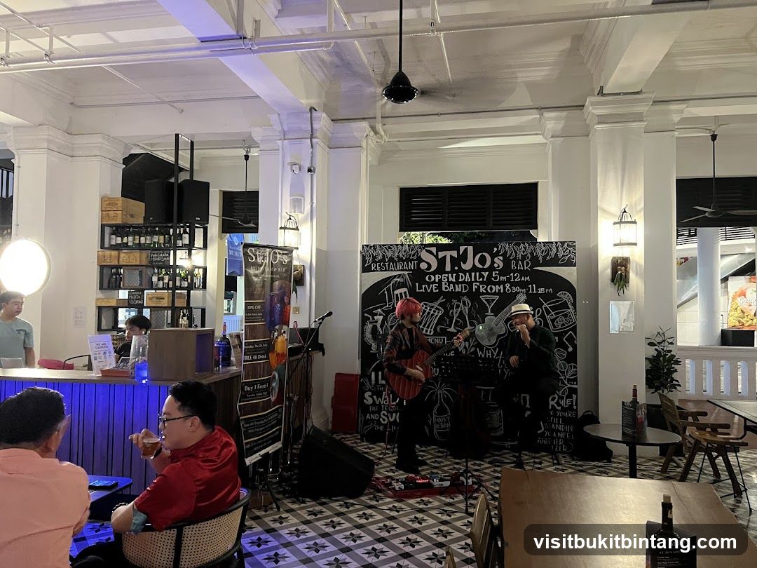 Live Band Performance at St. Jo's Bar