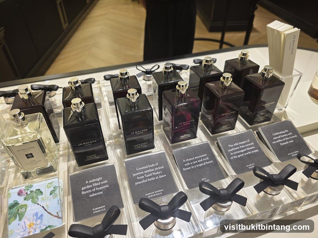 Jo Malone Perfume Display