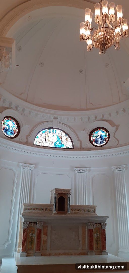 Church Altar and Stained Glass