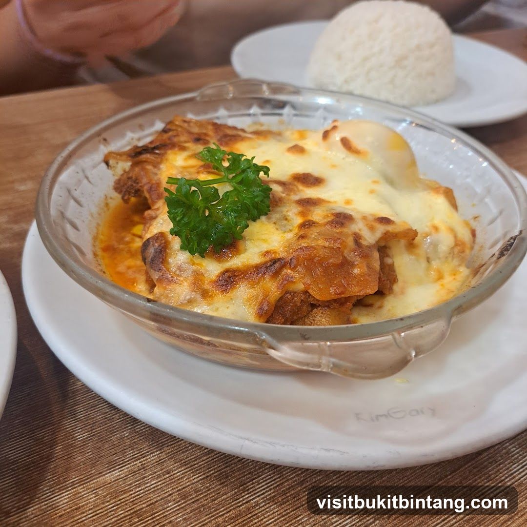 Cheesy Baked Dish with Rice
