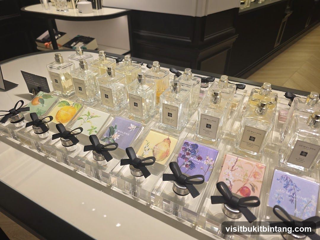 Jo Malone Perfume Display