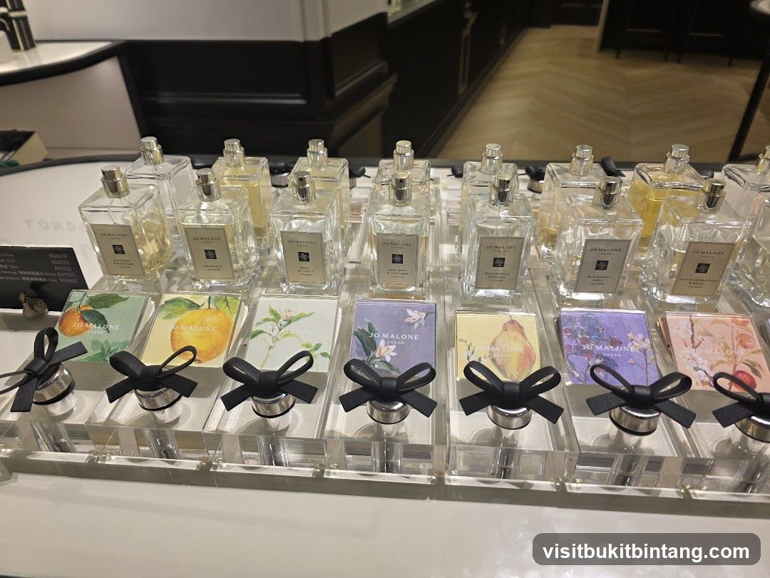 Jo Malone Perfume Display