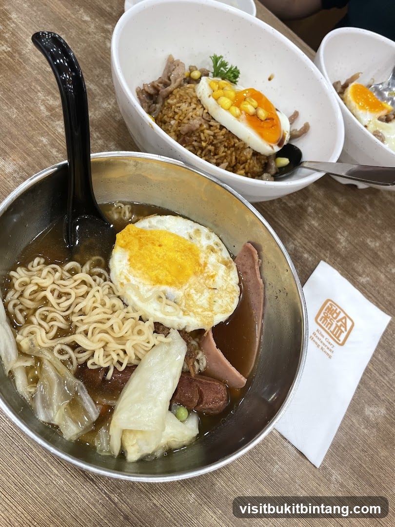 Noodles and Fried Rice