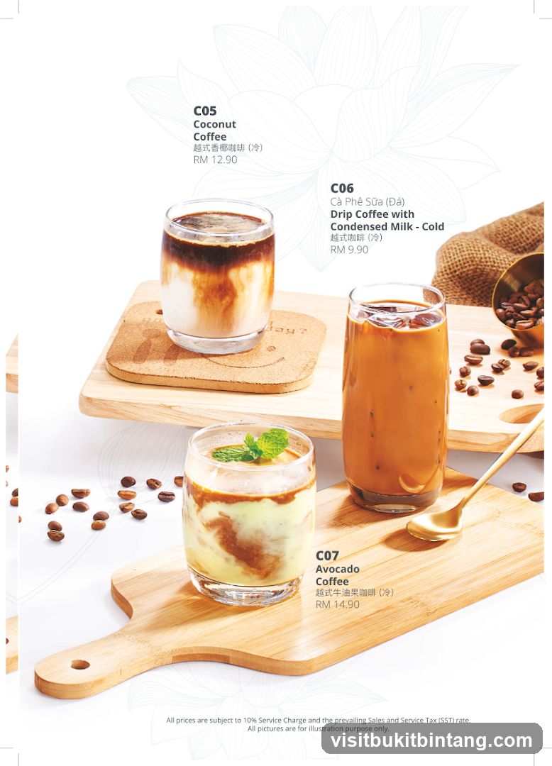 Coffee Menu