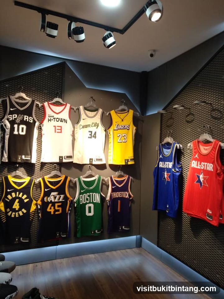 Basketball Jerseys Display