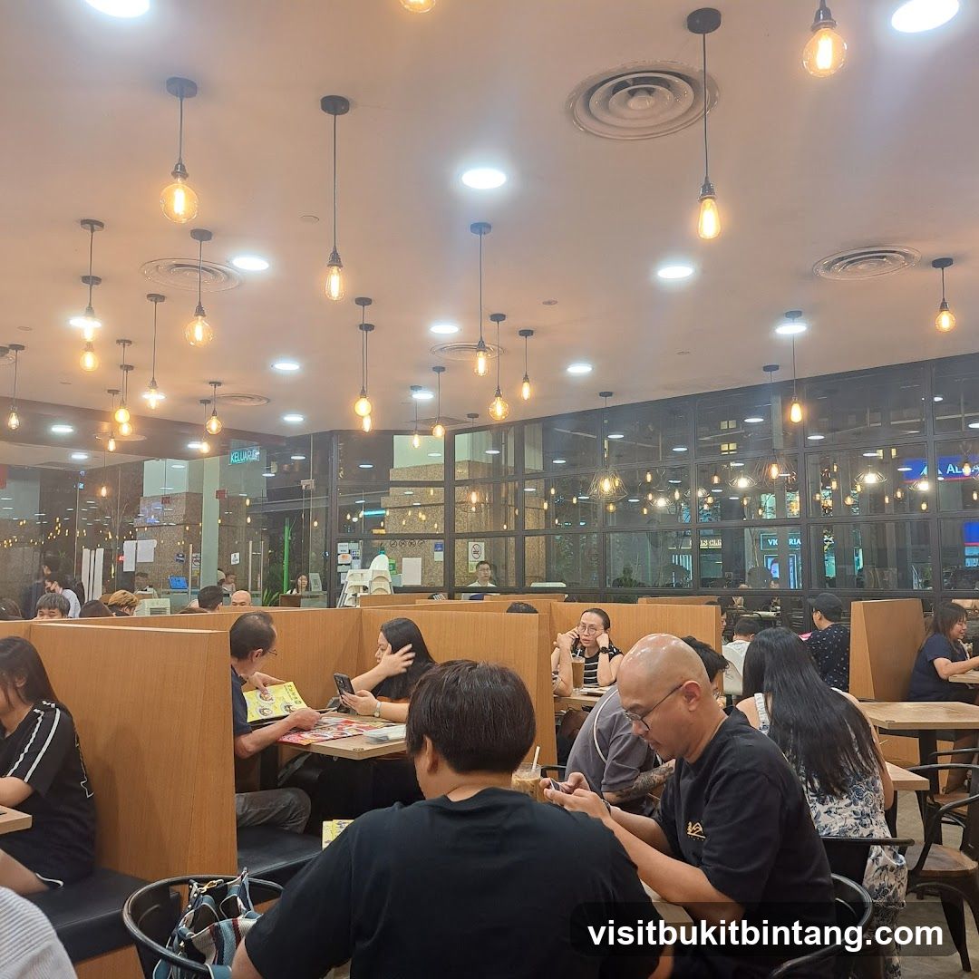 Restaurant Interior with Diners