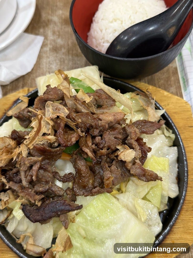Sizzling Beef and Cabbage
