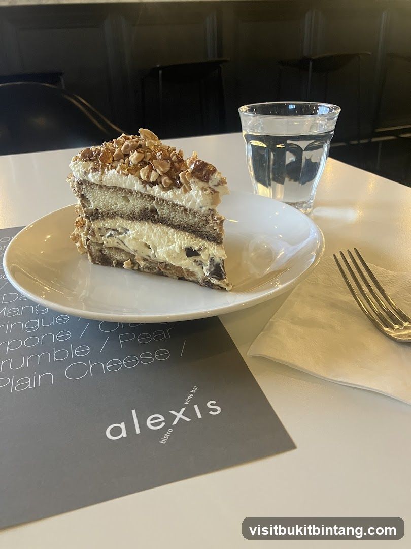 Dessert and Drink at Alexis Bistro