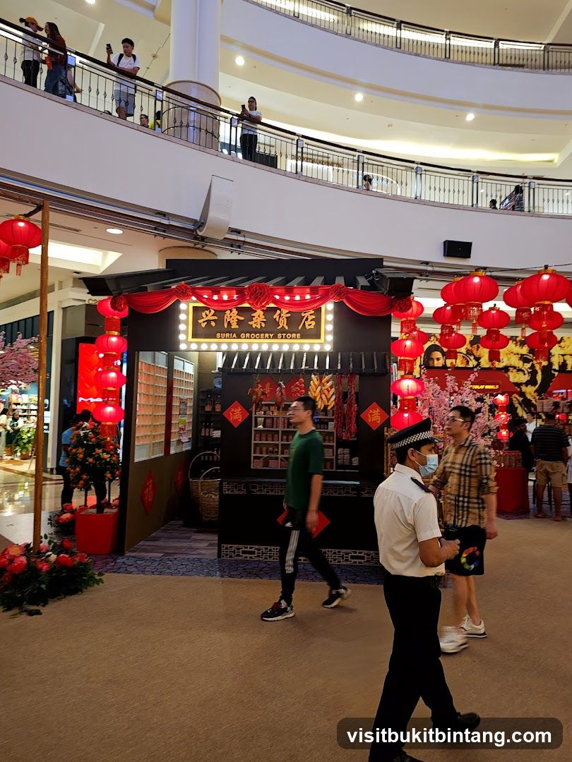 Chinese New Year Decorations in a Mall
