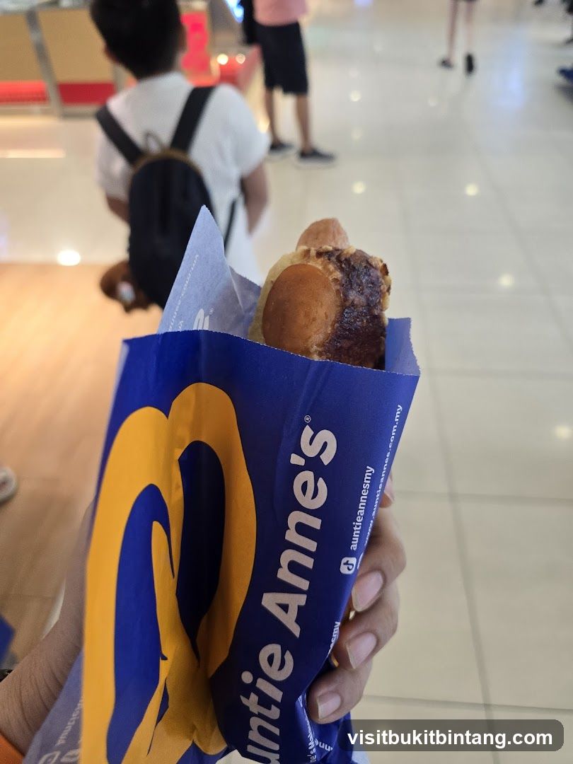Auntie Anne's Pretzel Dog