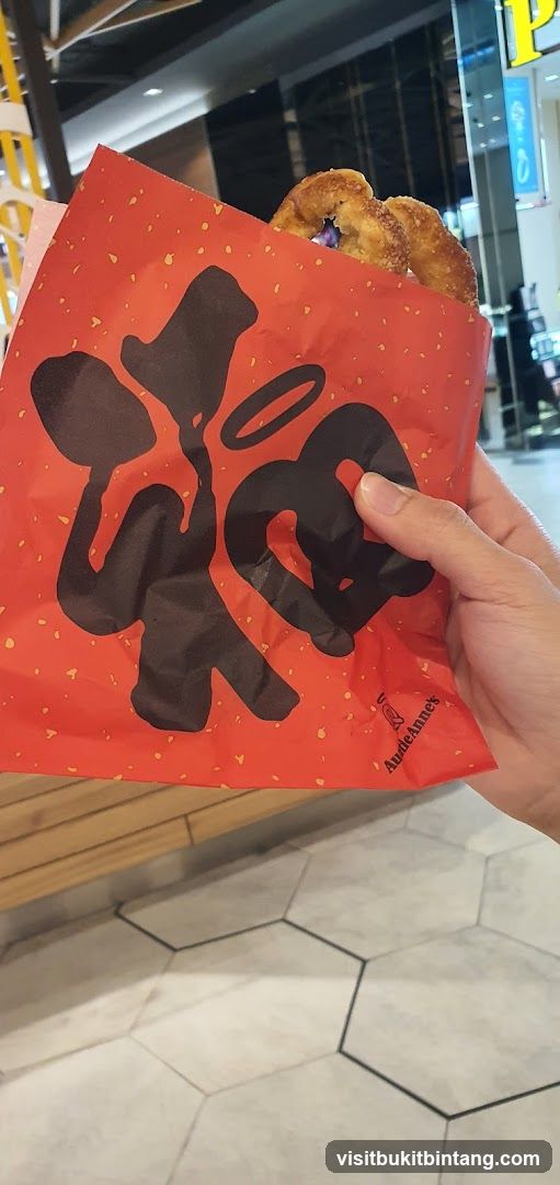 Pretzels in a branded bag
