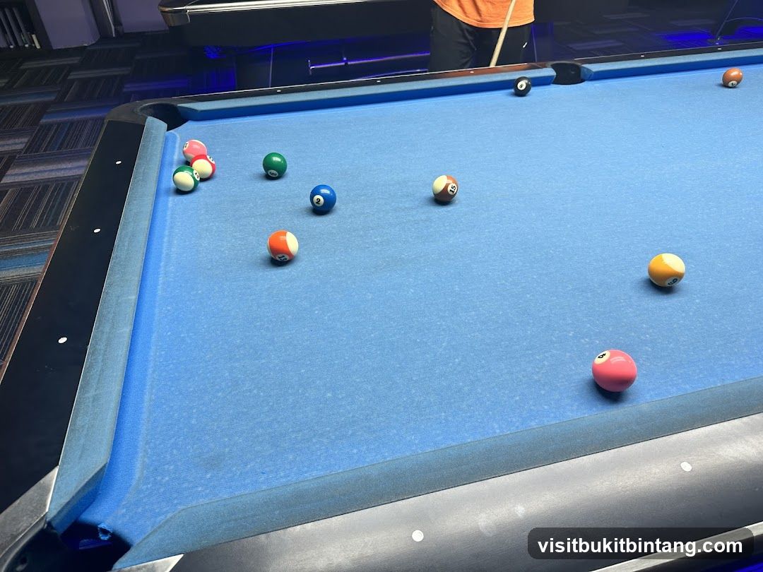 Billiard Table with Balls