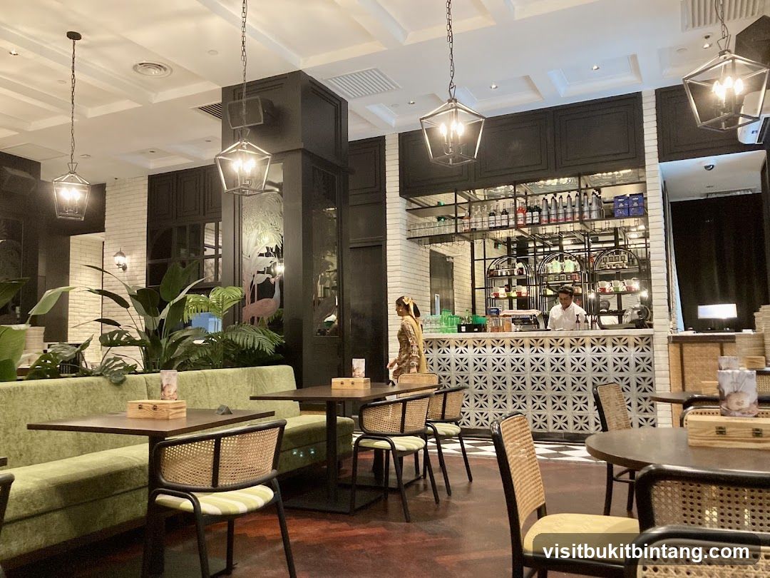 Restaurant Interior with Bar