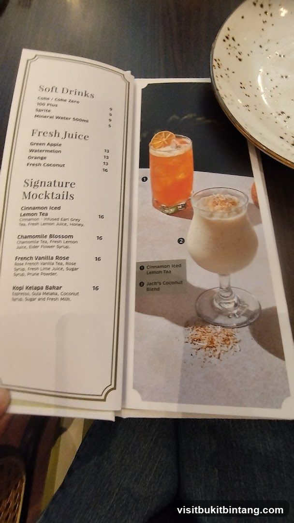 Drinks Menu