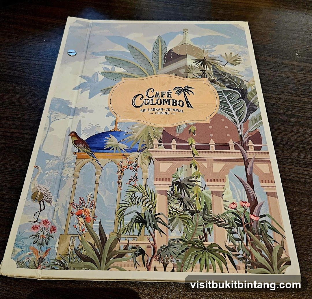 Cafe Colombo Menu