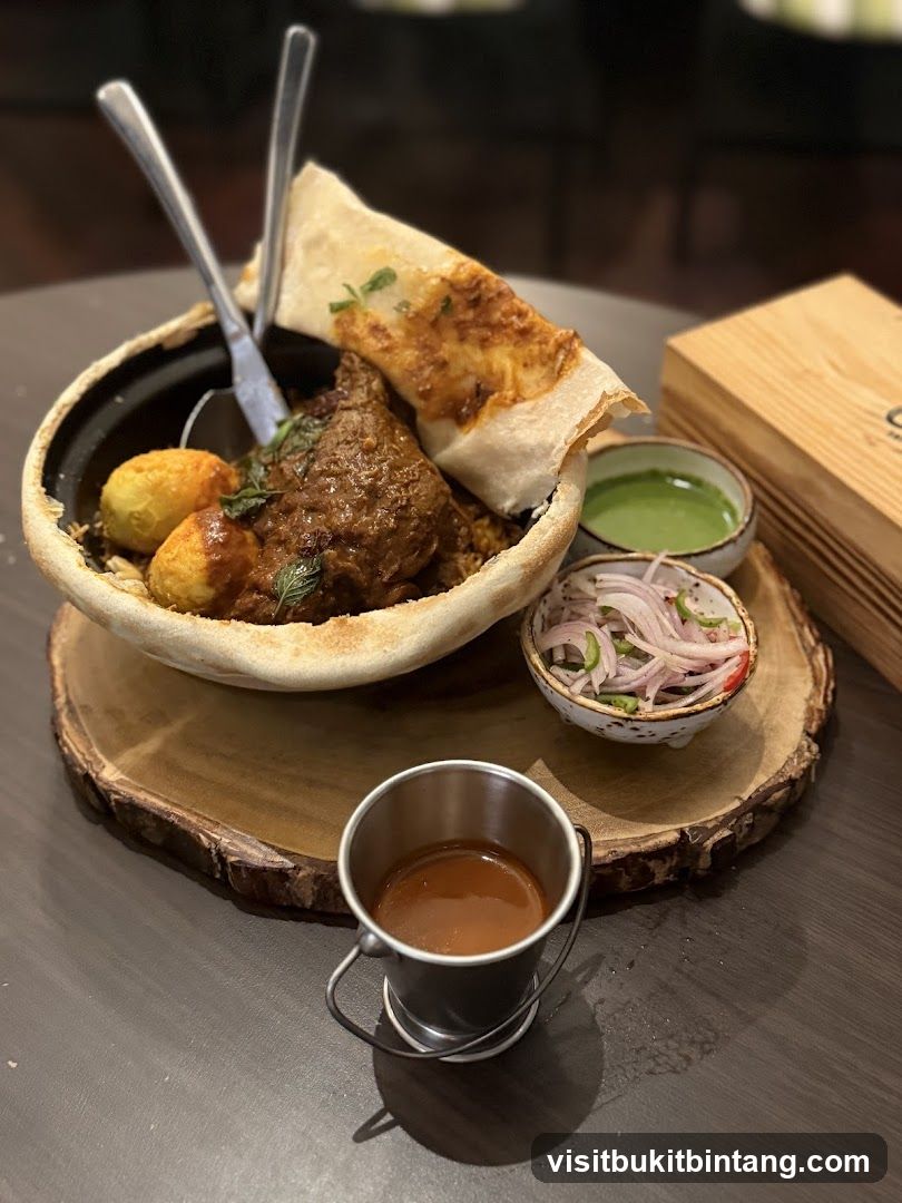 Biryani with accompaniments