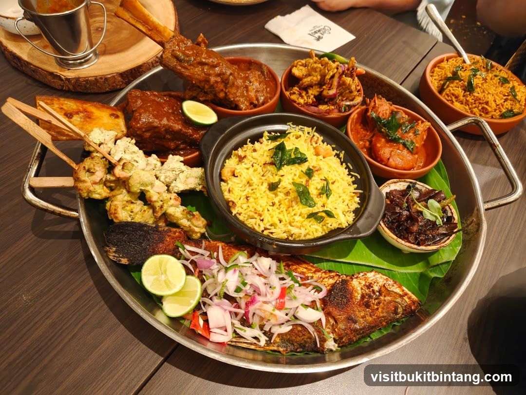 Assortment of Indian Dishes