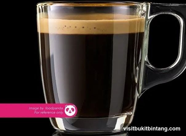 Coffee in a glass mug