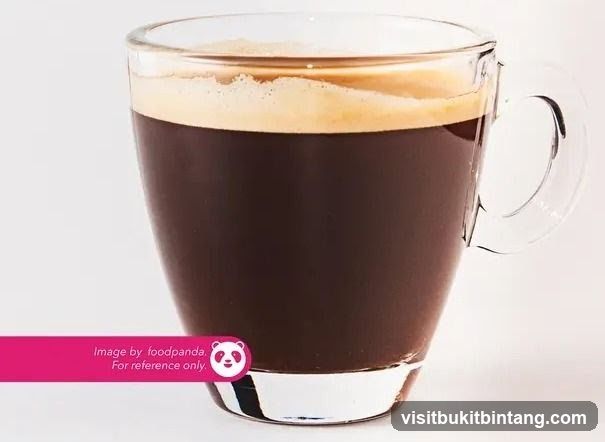 Coffee in a glass mug