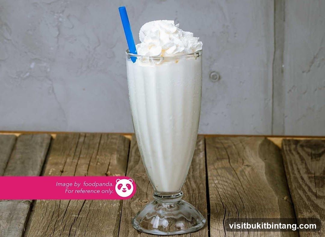 Vanilla Milkshake with Whipped Cream