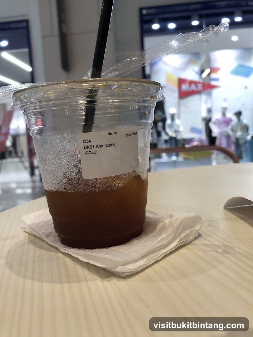 Cold Americano Coffee