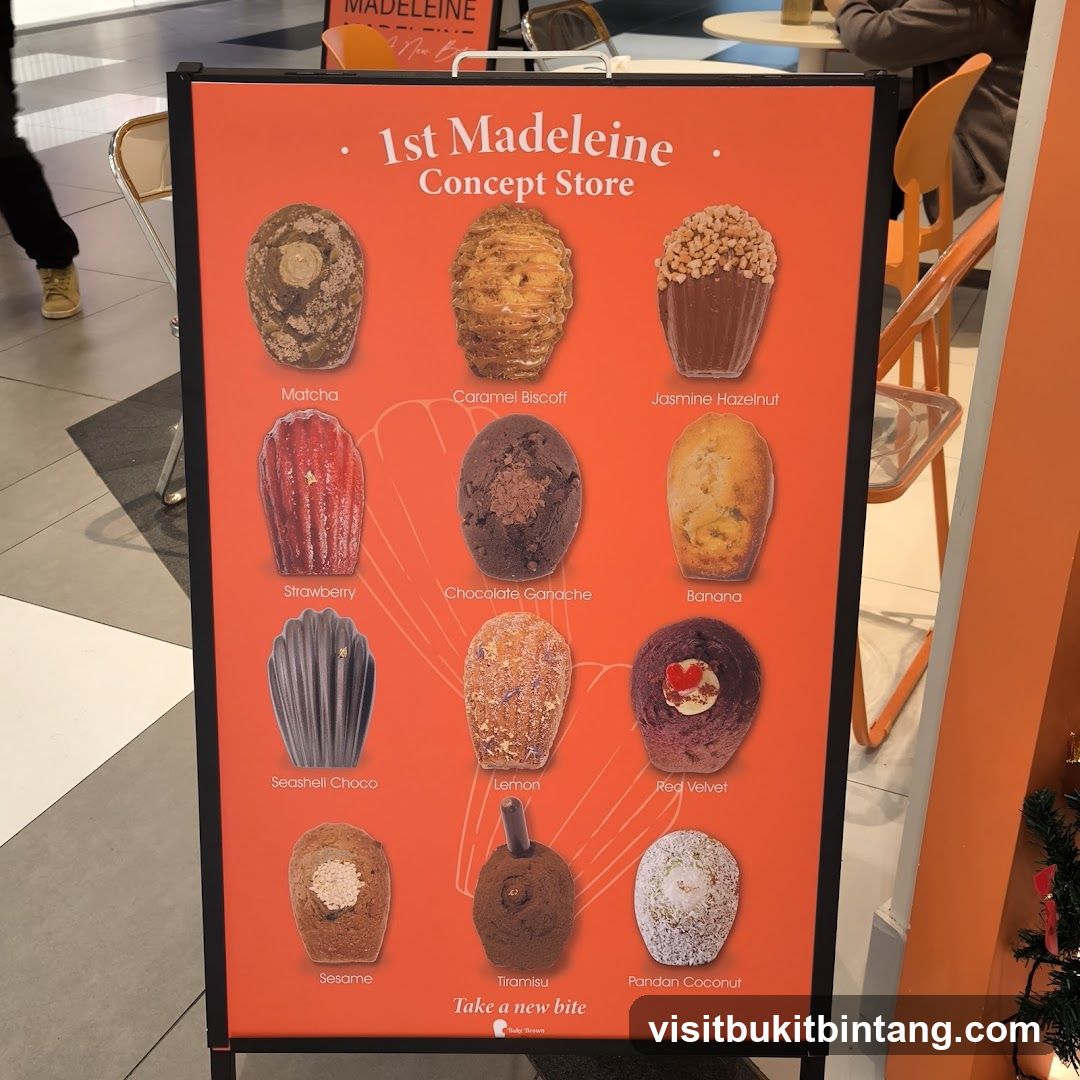 1st Madeleine Concept Store Menu