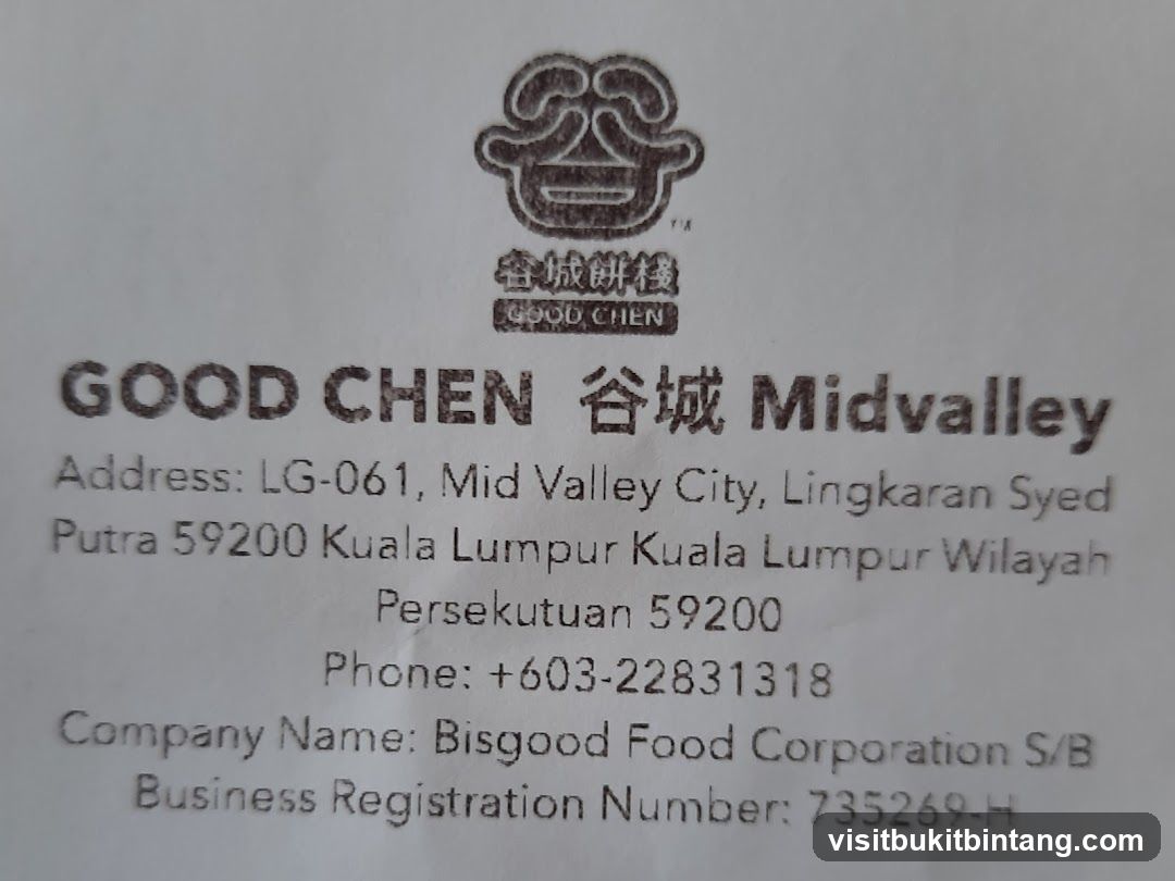 GOOD CHEN Midvalley Business Information