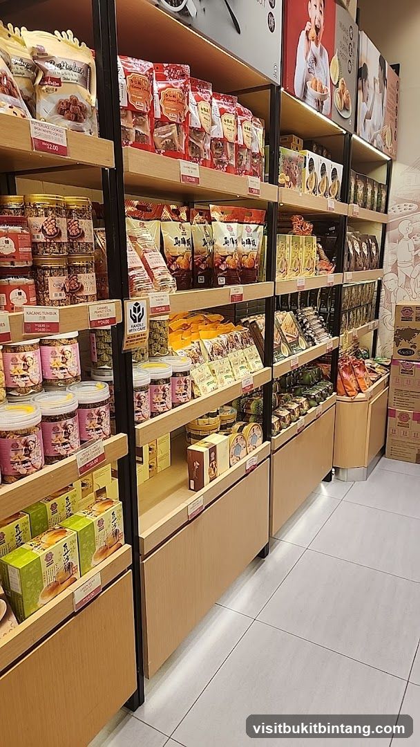 Assortment of Packaged Snacks and Cookies