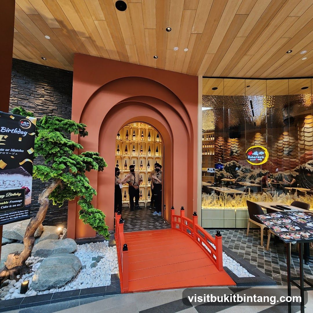 Restaurant Entrance with Japanese Decor