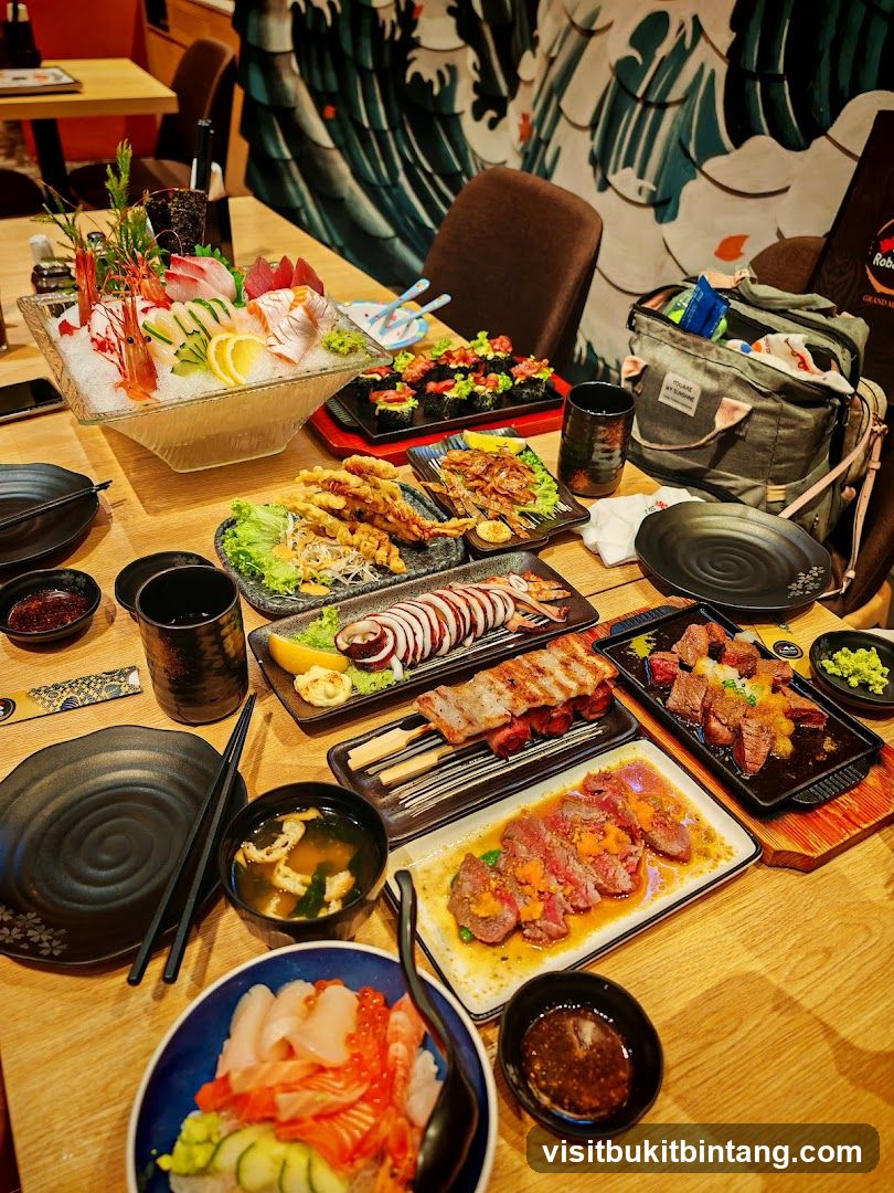 Japanese Food Spread