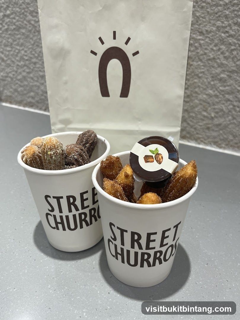 Churros in cups