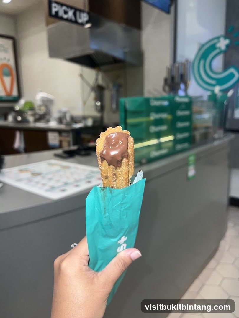 Churro with Chocolate Dip
