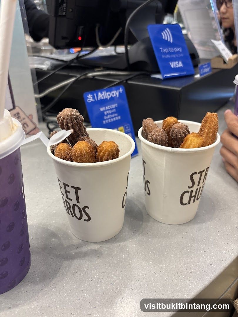 Churros at a Counter