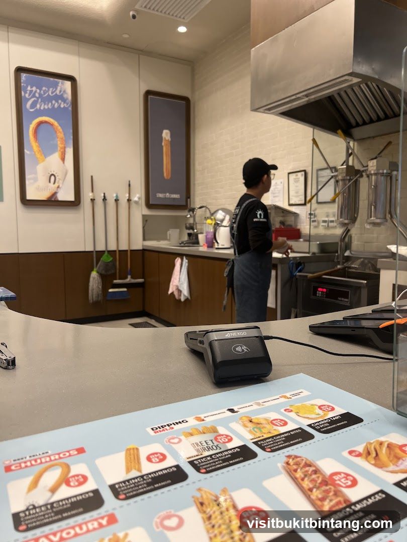 Churro Shop Counter