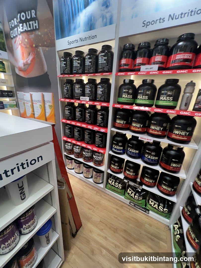 Sports Nutrition Store Interior