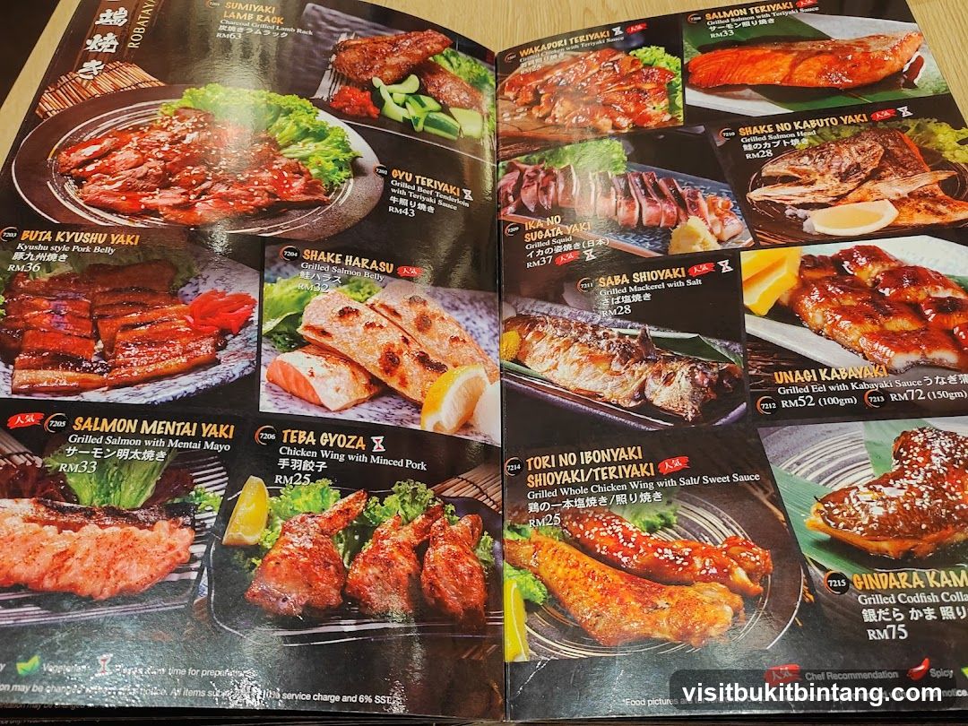 ROBATAYA Grilled Dishes