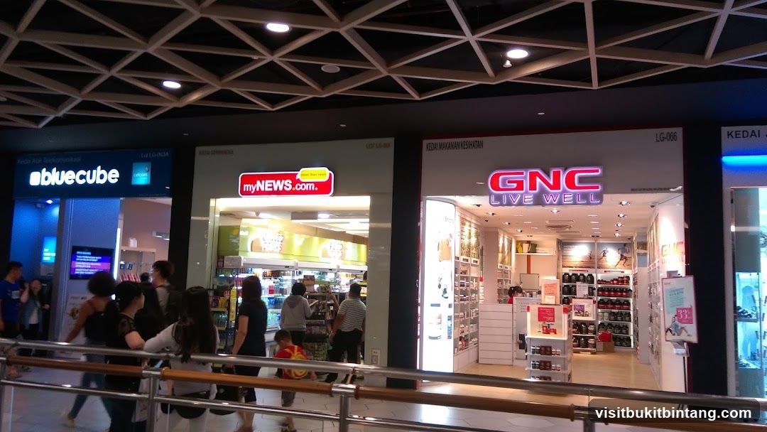Mall storefronts