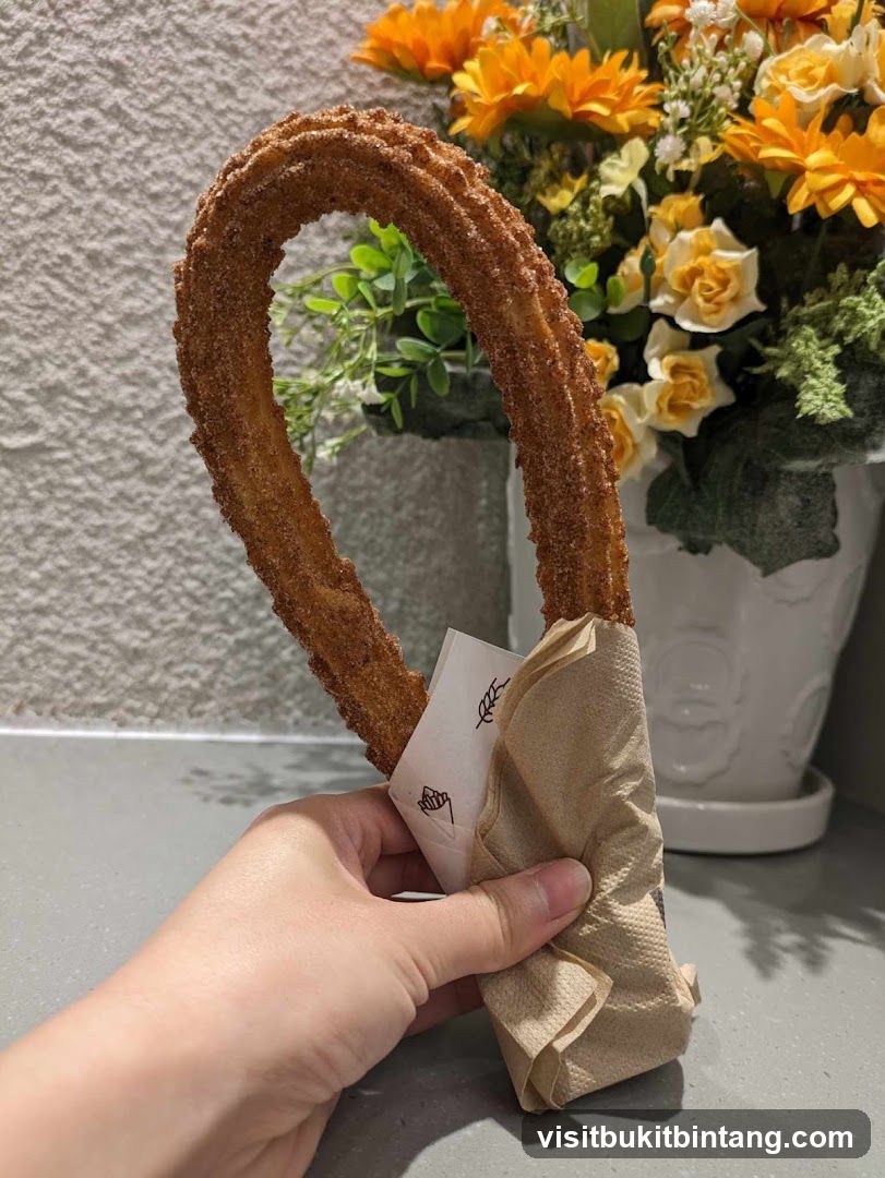 Churro with Flowers