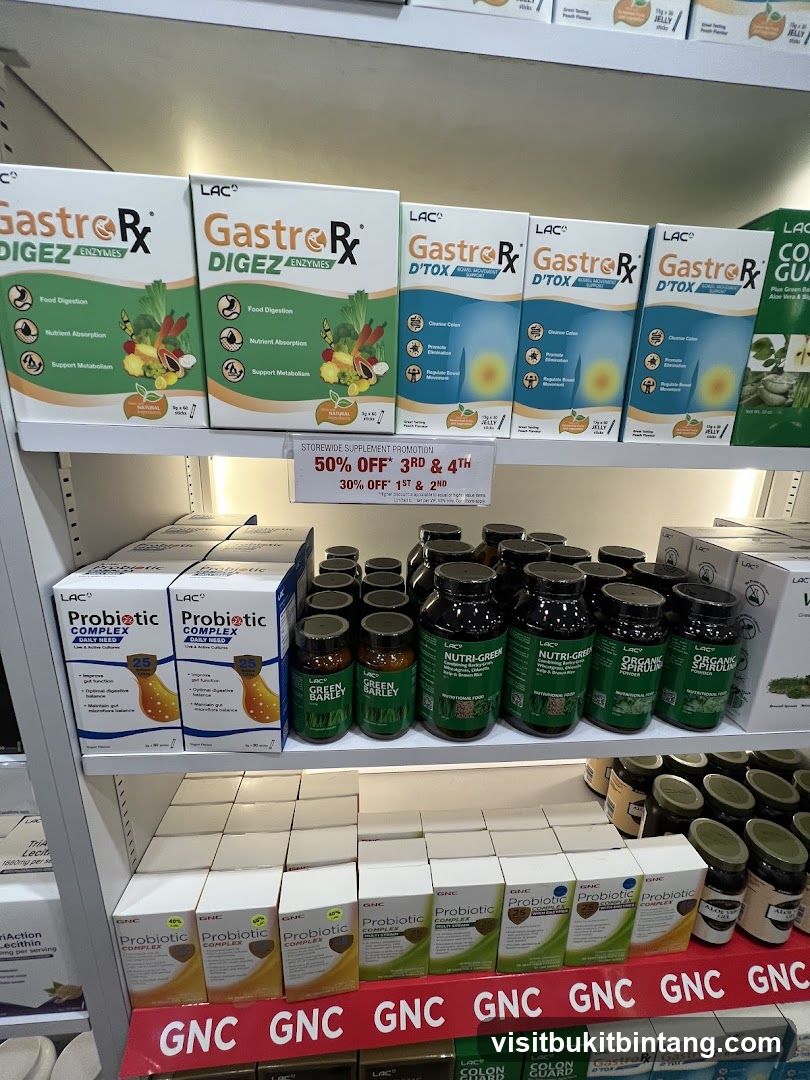 Health Supplements Display