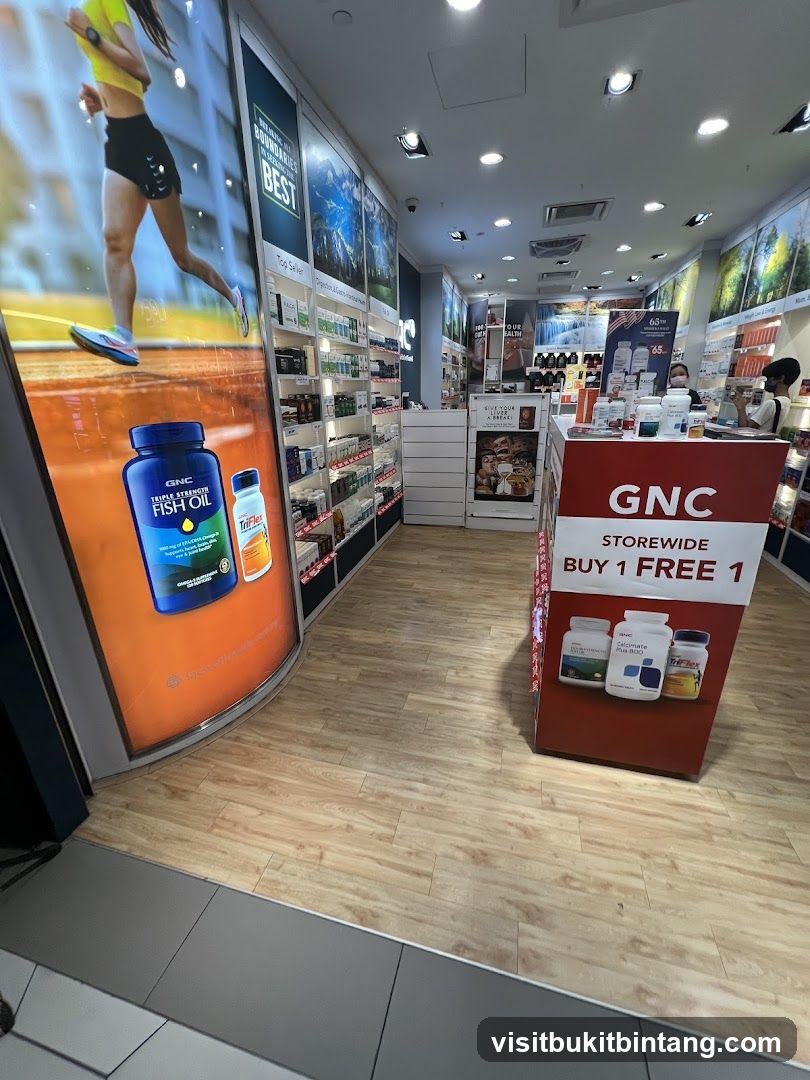 GNC Store Interior