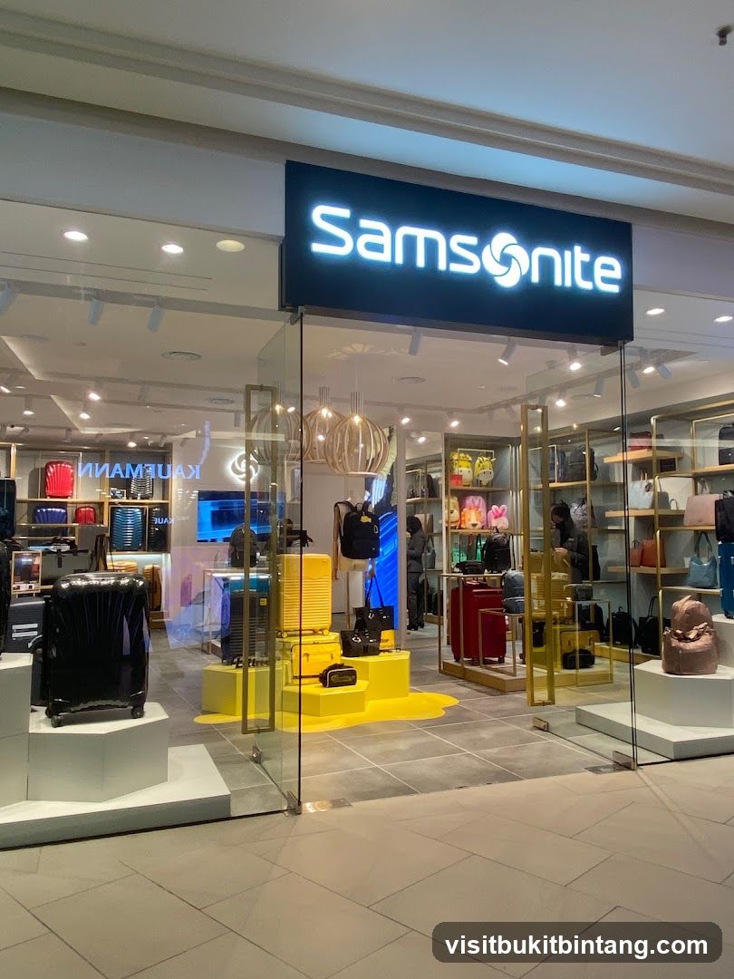 Samsonite Mid Valley Megamall