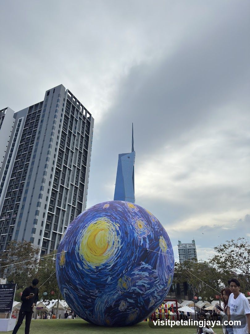 Starry Night Sphere Installation