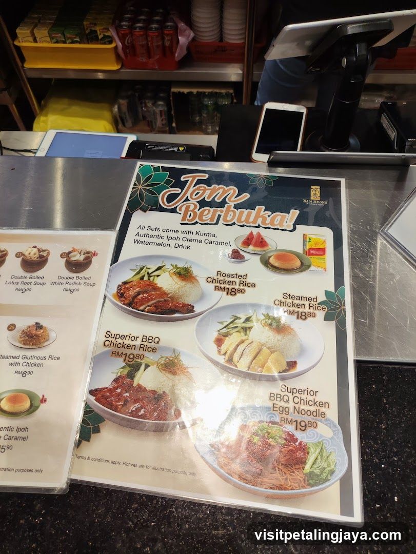 Jom Berbuka! Menu Board
