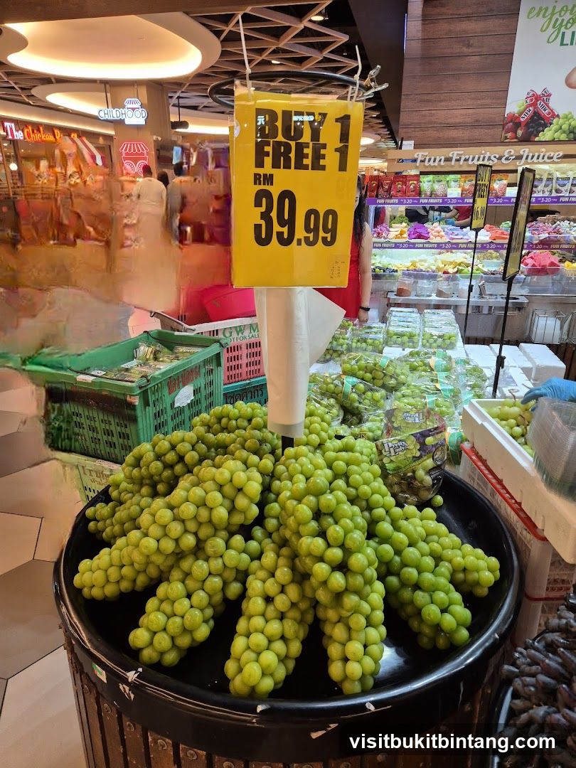 Grapes on Display