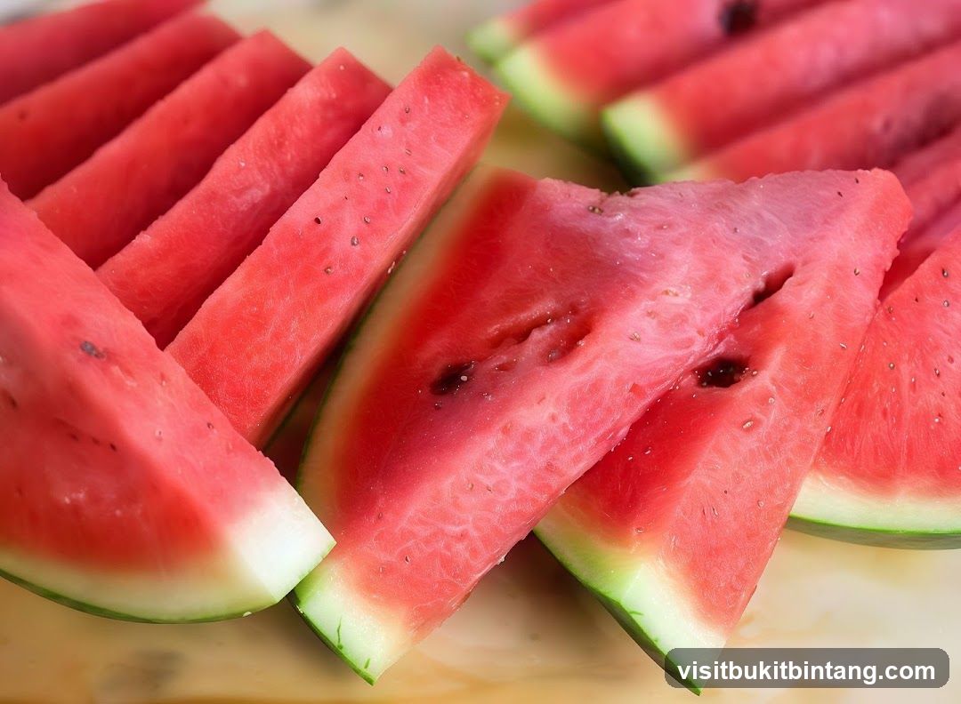 Sliced Watermelon